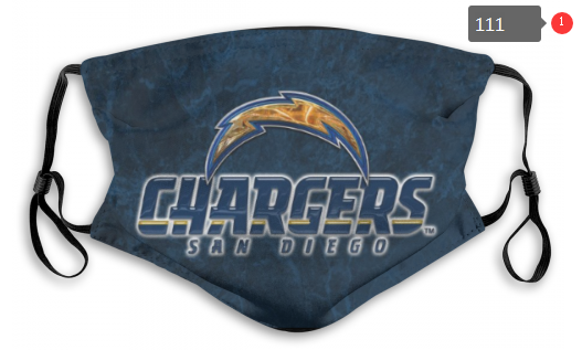 NFL Los Angeles Chargers #3 Dust mask with filter